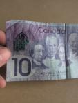 2017 UNC Canadian 10 Dollar Polymer Note