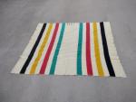 Hudson's Bay Vintage Wool Striped Blanket 64" x 75