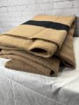 Hudson Bay Vintage Wool Brown Blanket 75"x84”