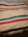 Hudson Bay Vintage Red Label Wool Blanket 1930s