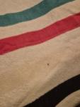 Hudson Bay Vintage Red Label Wool Blanket 1930s