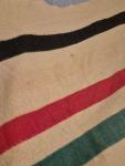 Hudson Bay Vintage Red Label Wool Blanket 1930s