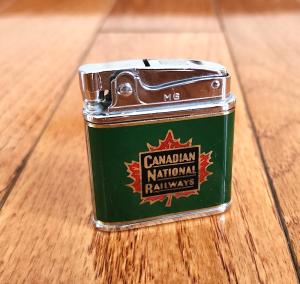 Vintage CN Railroads Lighter - Canadian Collectible