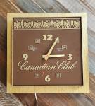 Canadian Club Whiskey Vintage Advertising Clock