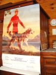 Royal Canadian Mountie and Husky Dog Calendar