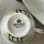 Rare Vintage Bone China Cup & Saucer - Horse