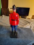 8" Canadian Mountie Plastic Figurine - Vintage Decor