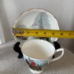 Rare Vintage Bone China Cup & Saucer - Horse