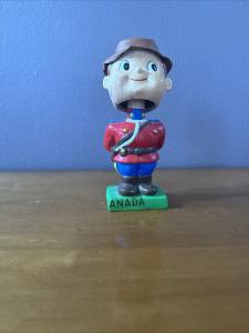 Vintage 1963-65 Canadian Mountie Bobblehead