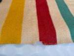 Hudson's Bay Vintage Wool Blanket with Stripes