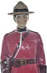 1969 Canadian Mist Whiskey Mountie Decanter