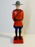 1950s Canadian Mountie Plastic Figurine, 7.5 Inches