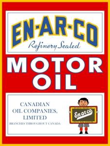 Canadian Motor Oil Vintage Metal Sign 18x24
