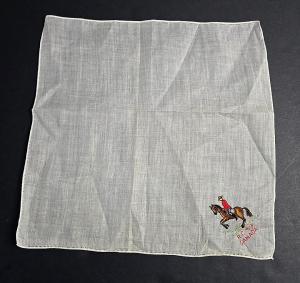 Vintage RCMP Royal Canadian Mounted Police Handkerchief