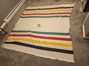 Hudson's Bay Vintage Ducks Unlimited Blanket