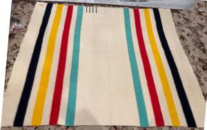 Hudson's Bay Wool Blanket - Cozy Vintage Charm