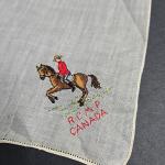 Vintage RCMP Royal Canadian Mounted Police Handkerchief