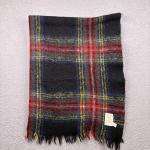 Hudson Bay Tartan Wool Throw Blanket 48x44