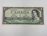 1954 Canadian $1 Bill Vintage Banknote
