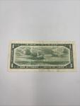 1954 Canadian $1 Bill Vintage Banknote