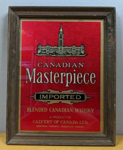 Canadian Whisky Bar Sign for Vintage Decor