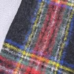 Hudson Bay Tartan Wool Throw Blanket 48x44