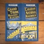 1937 Grand Trunk Railway Map of Canada