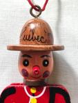 Vintage Canadian Mountie Wooden Moveable Limbs Ornament