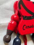 Vintage Canadian Mountie Wooden Moveable Limbs Ornament