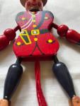 Vintage Canadian Mountie Wooden Moveable Limbs Ornament