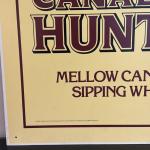 Vintage Seagram's Canadian Hunter Whiskey Bar Sign