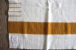 Hudson Bay Vintage Gold Stripe Wool Blanket