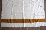 Hudson Bay Vintage Gold Stripe Wool Blanket
