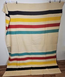 Hudson's Bay Vintage 4 Point Wool Blanket