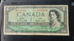 1954 Canadian Dollar Bill - Great Vintage Find