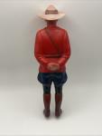 Red Royal Canadian Mountie Vintage 10" Figurine