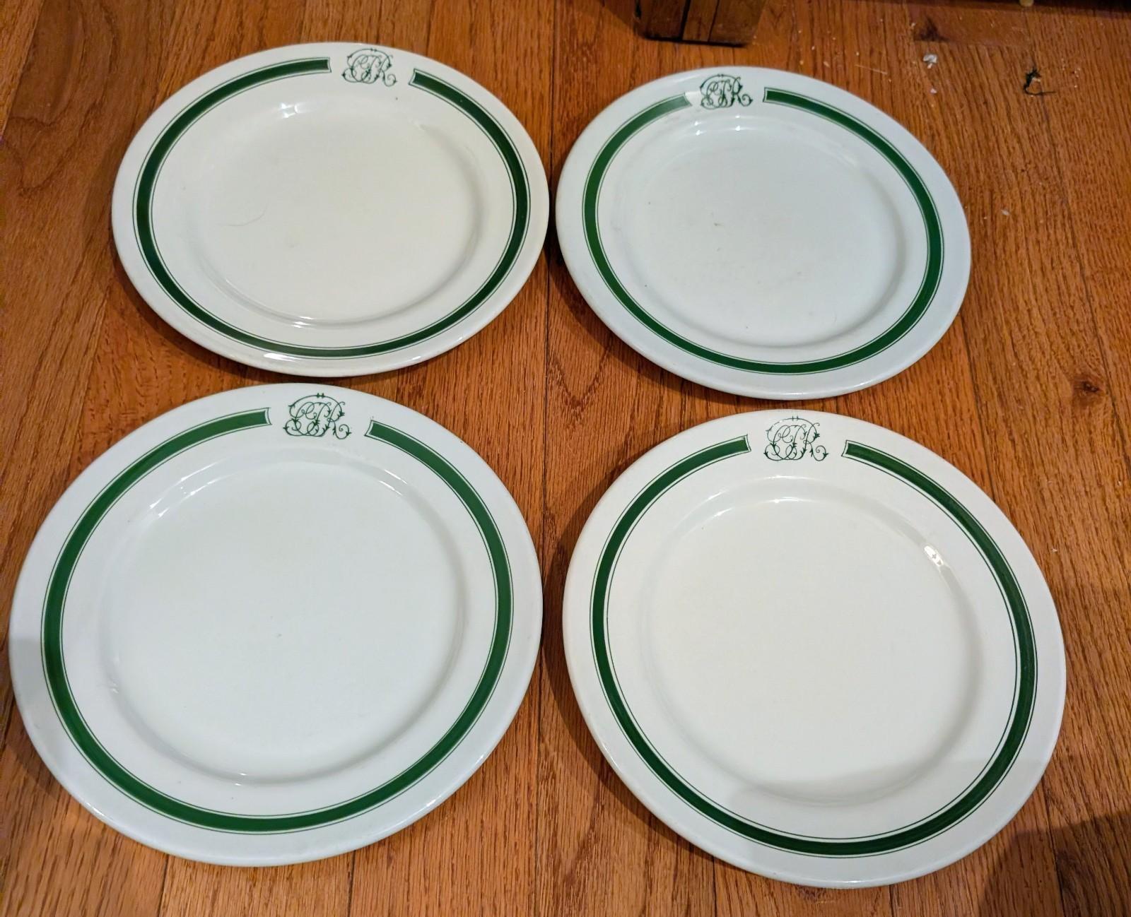Vintage Canadian Pacific Railway Dinner Plates Set
