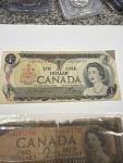 1973 and 1954 Canadian Dollar Bills Set