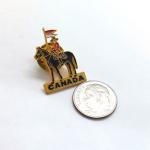 Canadian Mountie on Horseback Enamel Lapel Pin