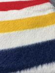 Hudson's Bay Vintage Candy Striped Wool Blanket