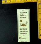 Canadian Railway Museum Vintage Guidebook