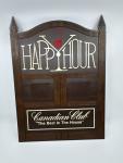 Canadian Club Happy Hour Whiskey Vintage Sign