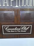 Canadian Club Happy Hour Whiskey Vintage Sign