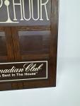 Canadian Club Happy Hour Whiskey Vintage Sign
