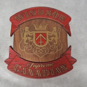 Windsor Canadian Whiskey 3D Wall Sign