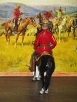 Hartland Mountie Sgt O'Rourke with Horse and Gear
