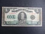 1923 Dominion of Canada $1 Bill - Black Seal
