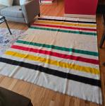 Hudson's Bay Vintage 4 Point Wool Blanket