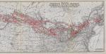 1920s Antique Canadian Pacific Railway Map