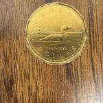 Canadian Mountie Horse Plaque with Dollar Coin